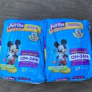 Size 12-24 moths Pull-ups Bundle Mickey Mouse Toy Story Disposable